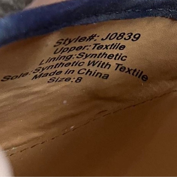 J.Crew Blue Suede Lace-Up Espadrille Flats | Size 8 - Picture 2 of 6